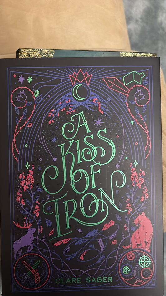 Bookish Box: A Kiss of Iron by Clare Sager (Hardback)