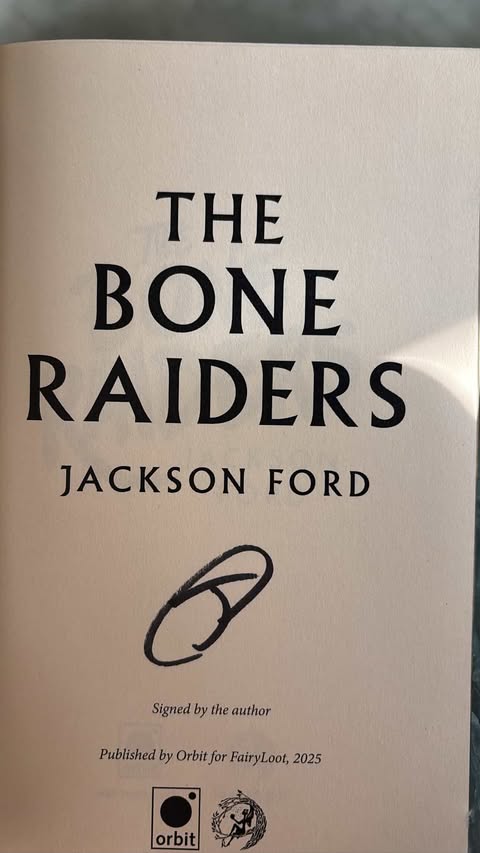 Fairyloot: The Bone Raiders by Jackson Ford (Hardcover)