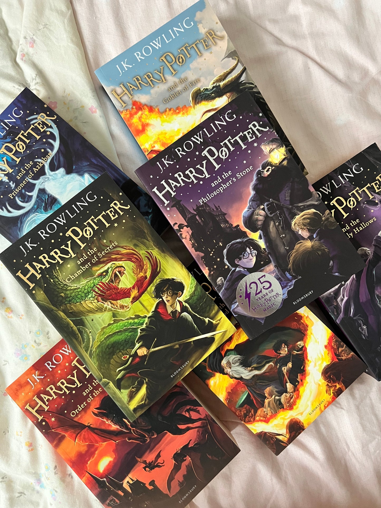 Harry Potter complete series by JK Rowling (Paperback)