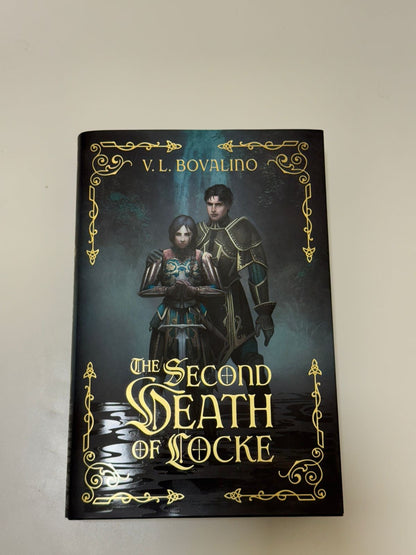 Illumicrate: The second death of Locke by V.L. bovalino (Hardcover)