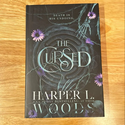 The Cursed By Harper L Woods + sprayed edges (hardback)