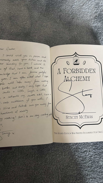 Owlcrate: A Forbidden Alchemy By Stacey McEwan (Hardcover)