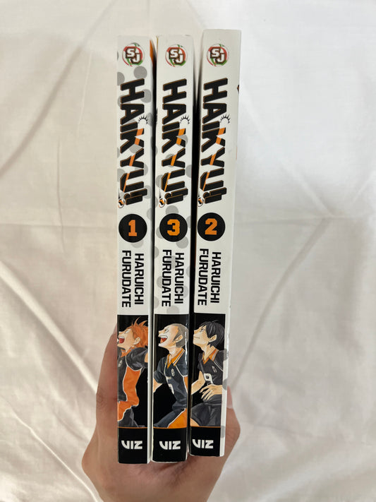 Haikyuu 1-3 by Haruichi Furudate (Paperback)