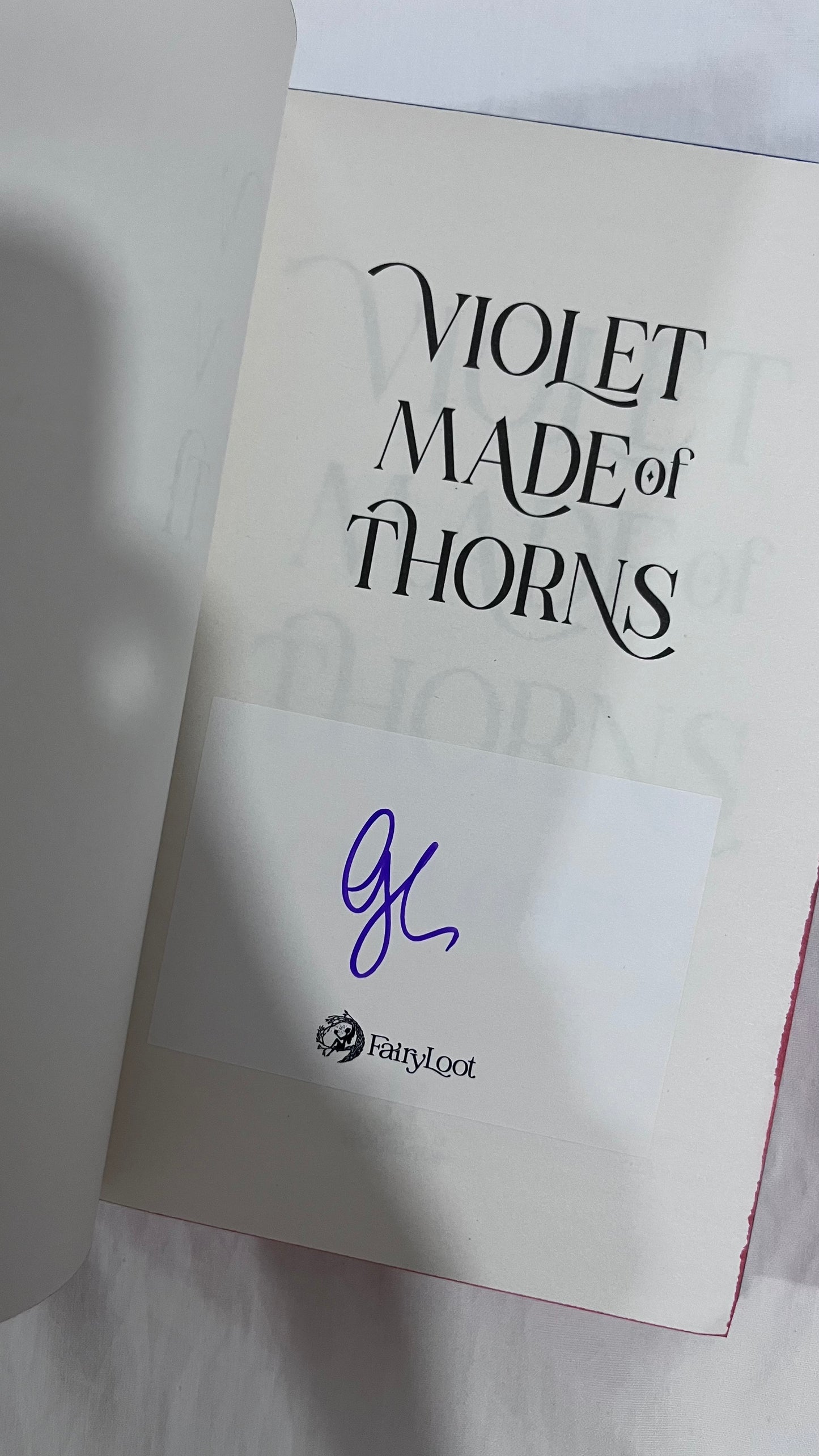 Fairyloot: Violet Made of Thorns by Gina Ghen (Hardcover)