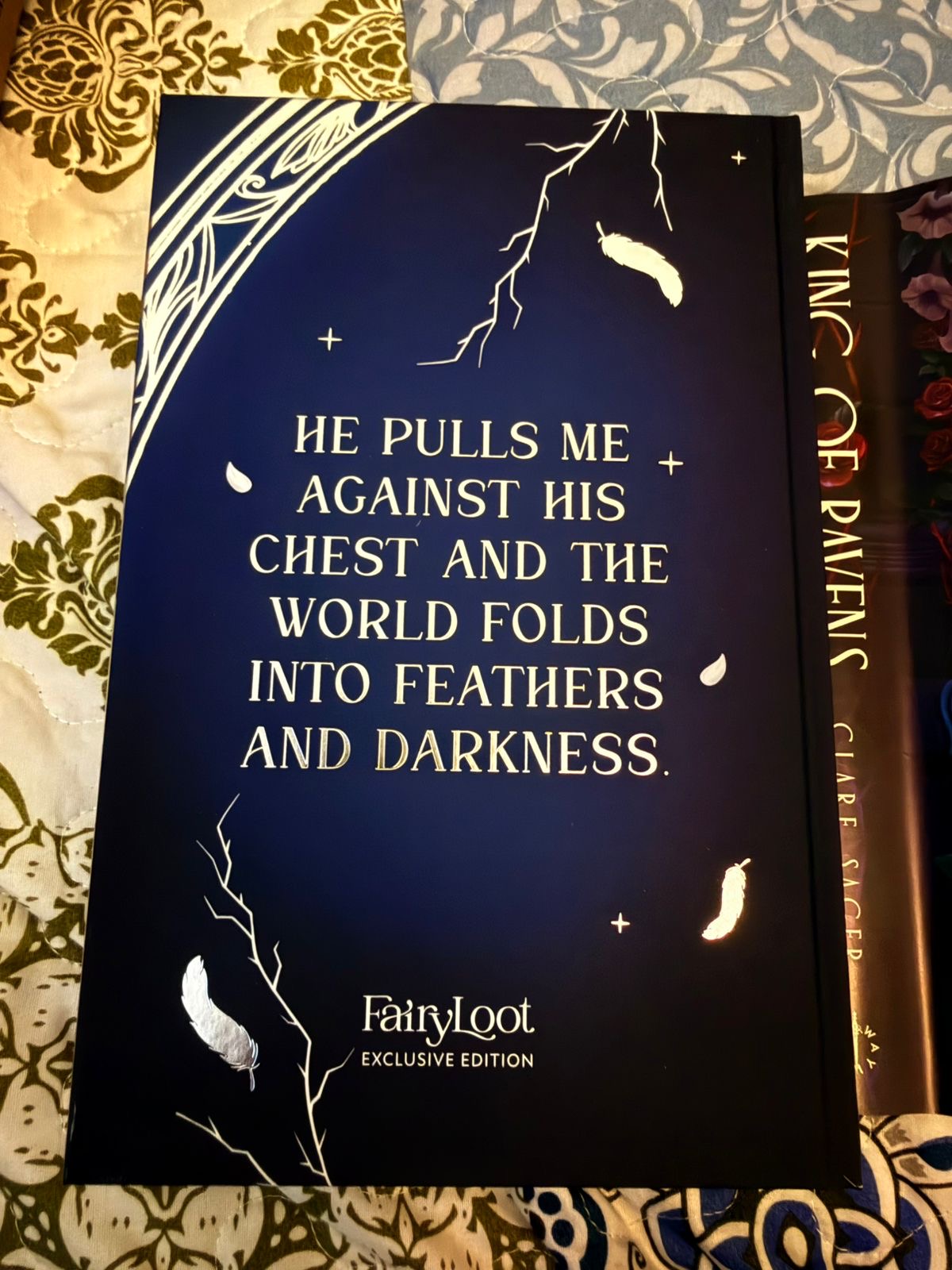 Fairyloot: king of ravens by Clare Sager (Hardcover)