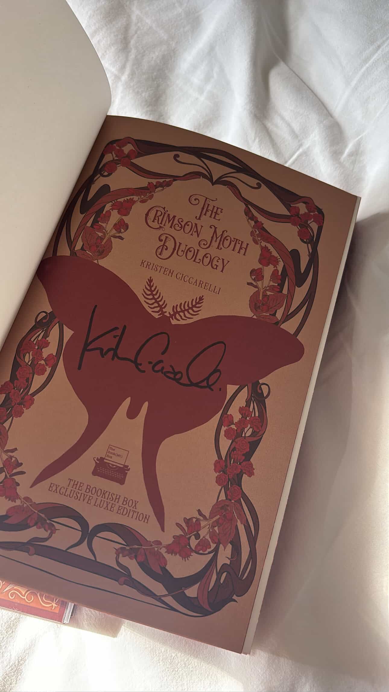The Bookish Box: The Crimson Moth Duology by Kristen Ciccarelli (Hardcover)