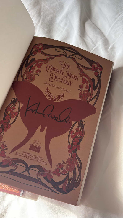 The Bookish Box: The Crimson Moth Duology by Kristen Ciccarelli (Hardcover)