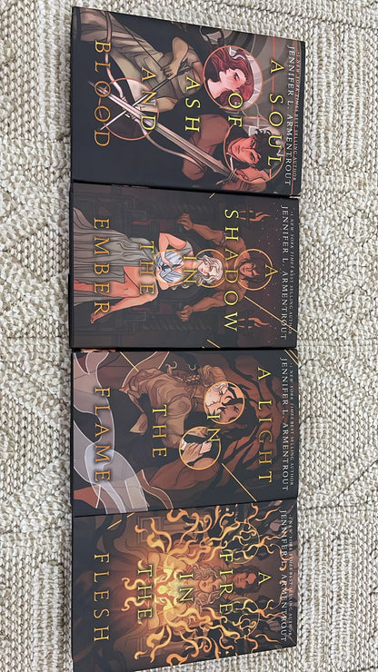 Fairyloot Exclusive - From Blood And Ash Triology By Jennifer L. Armentrout (Hardcover)