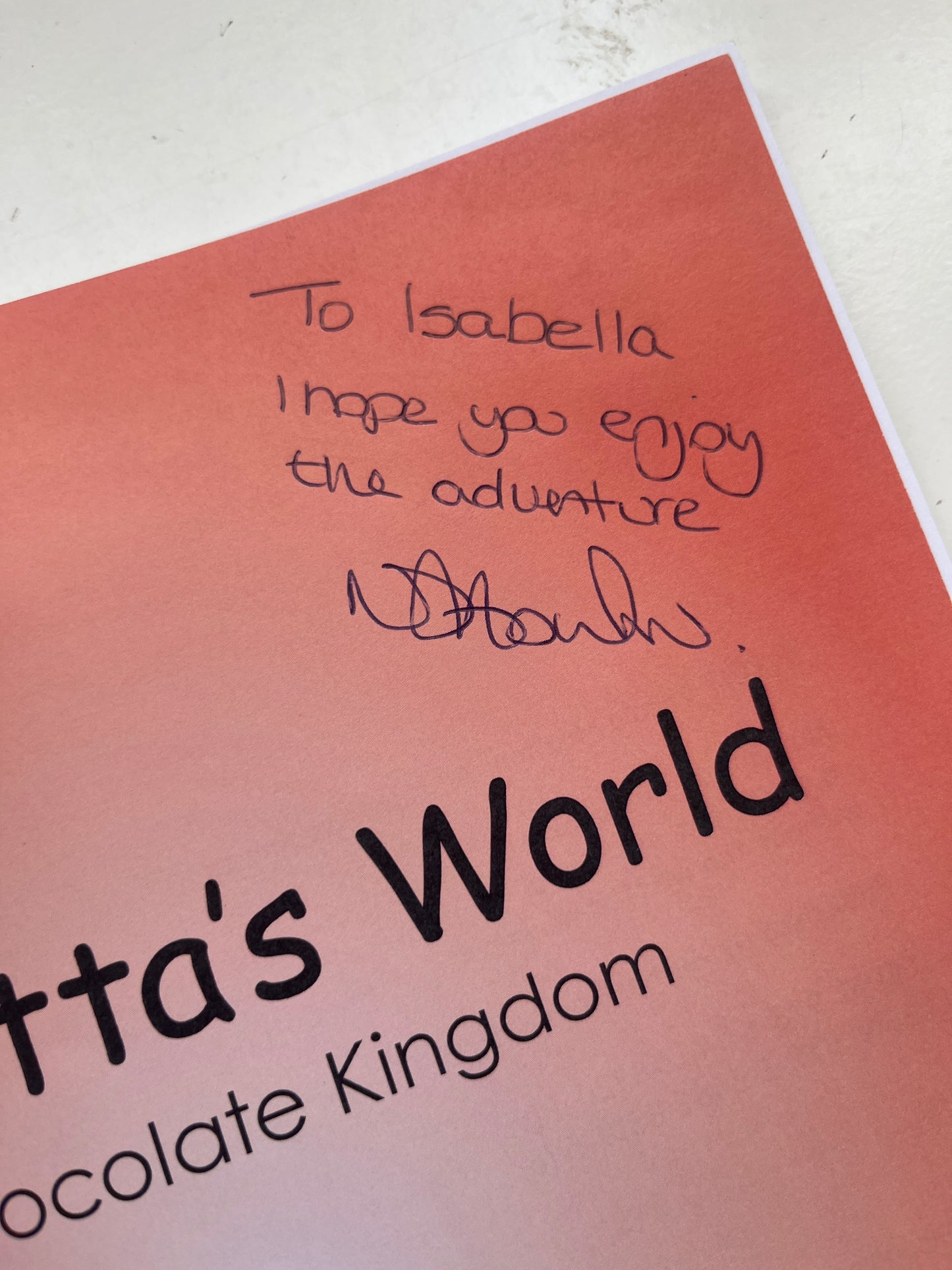 Signed : Henrietta’s World : The Chocolate Kingdom by Nicola Houlton (Paperback)