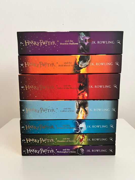 Harry Potter complete series by JK Rowling (Paperback)