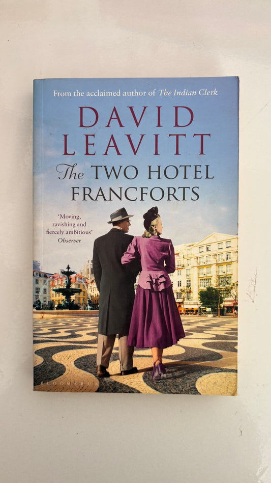 The two hotel francforts by David Leavitt (Paperback)