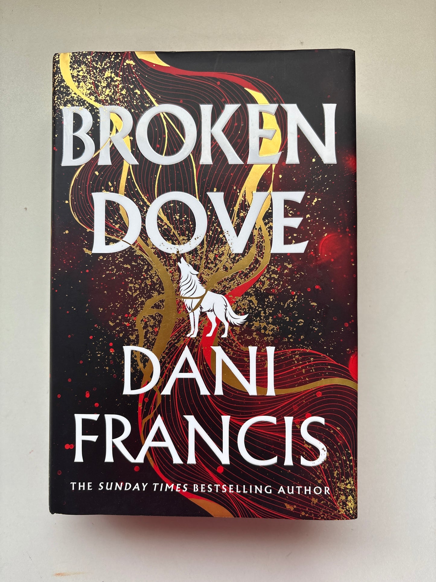 Signed : Broken dove by Dani Frances (Hardcover)