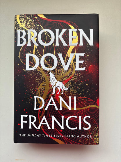 Signed : Broken dove by Dani Frances (Hardcover)