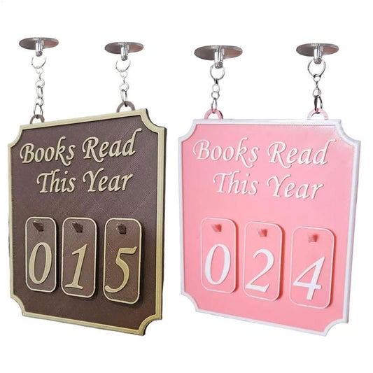 Books Read This Year Bookshelf Decor Hanging