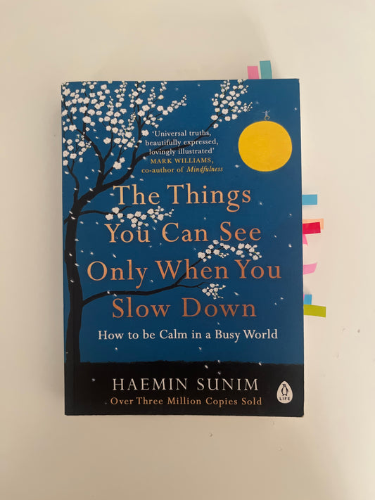 The things you can see only when you slow down By Haemin Sunim (Paperback)