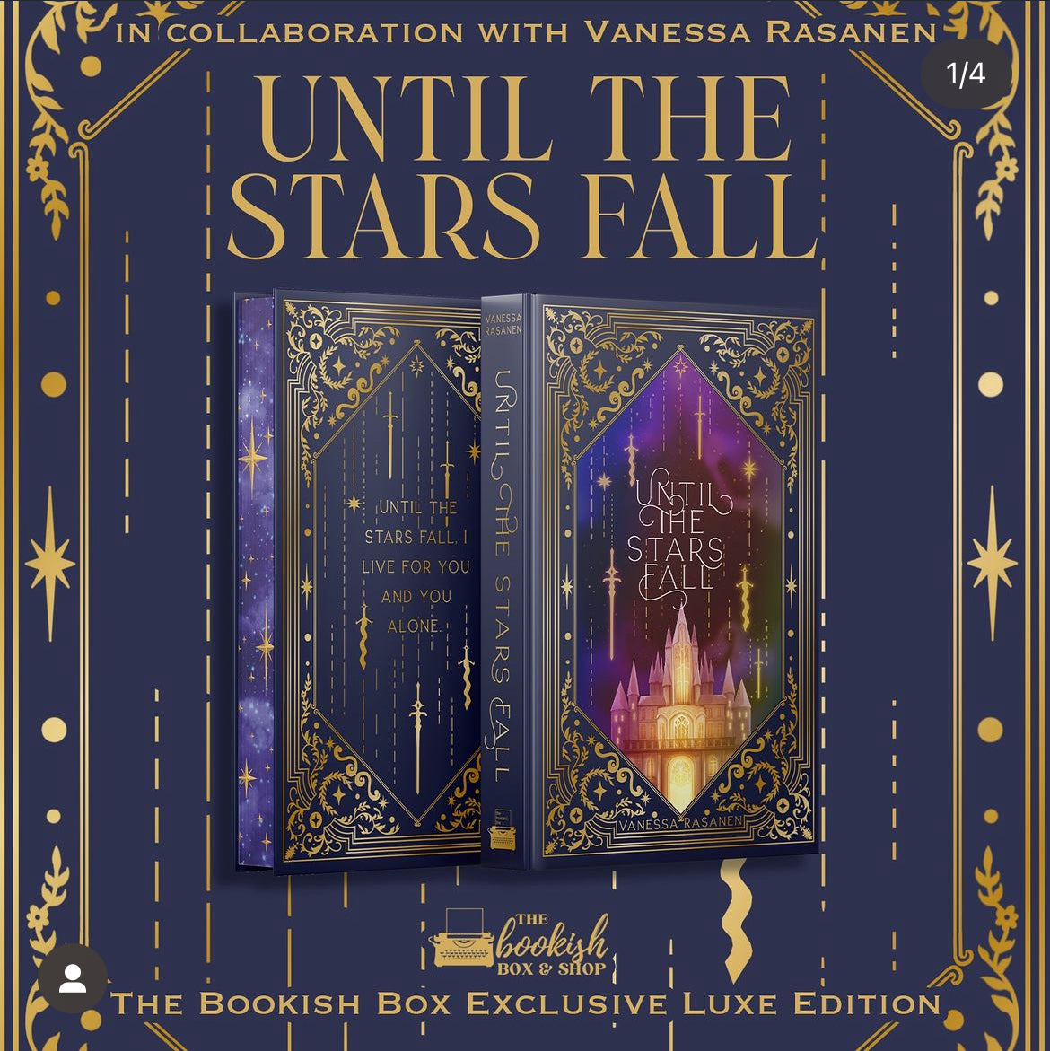 The Bookish Box: Until the stars fall by Vanessa Rasanen (Hardcover)