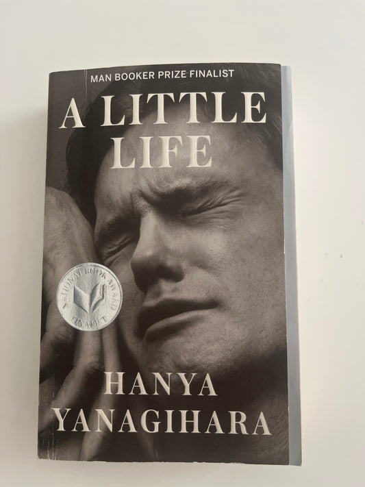 Book cover of 'A Little Life' by Hanya Yanagihara on a white background