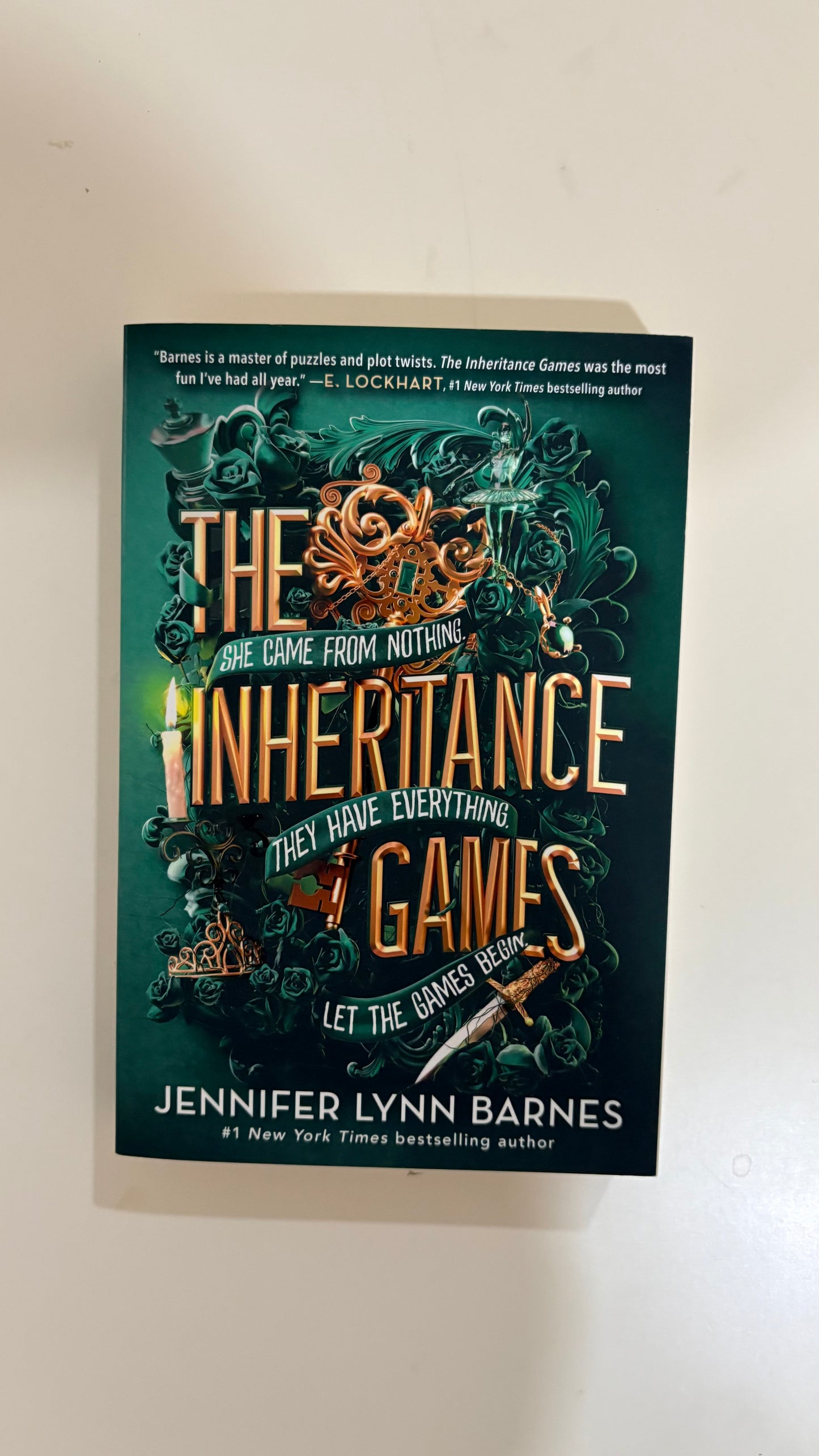 The inheritance games by Jennifer Lynn Barnes (Paperback)