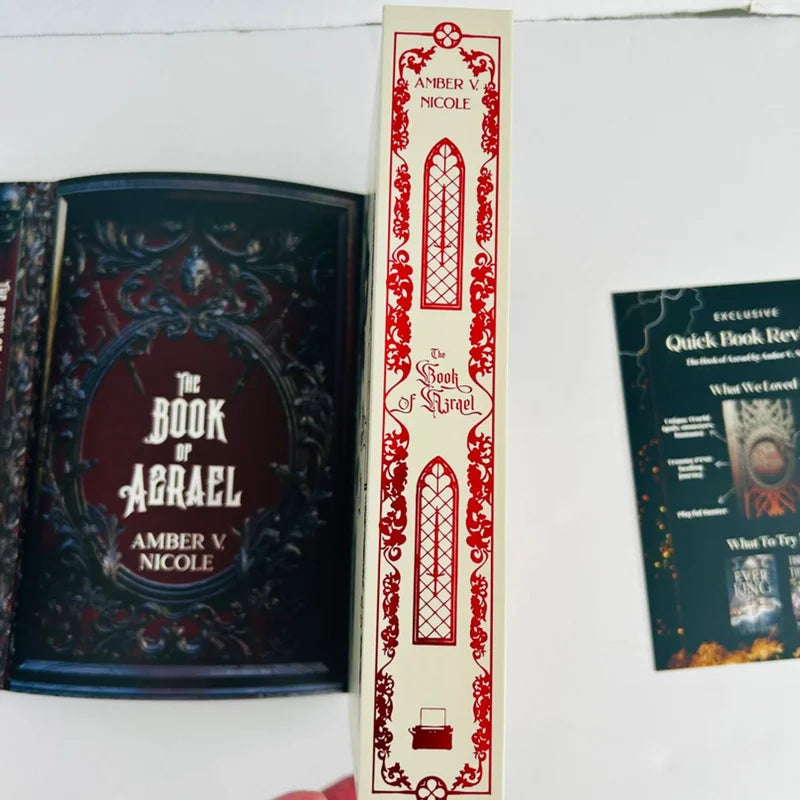 Bookish box : The Book Of Azrael by Amber V. Nicole (Hardcover)