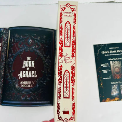 Bookish box : The Book Of Azrael by Amber V. Nicole (Hardcover)