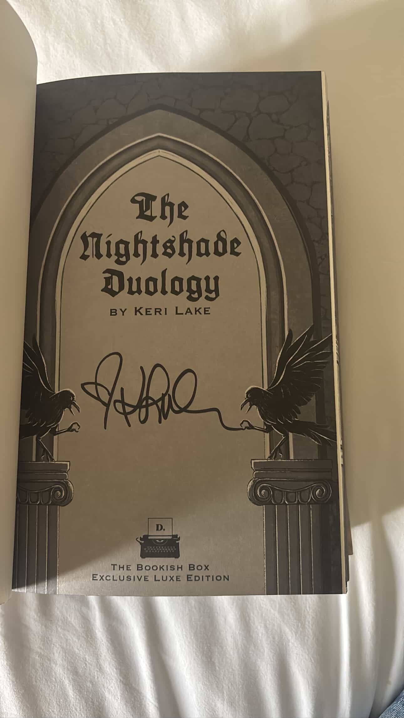 The Bookish Box: The Nightshade Duology by Keri Lake (Hardcover)