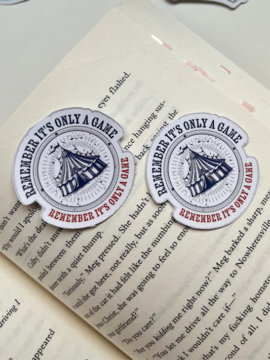Remember it's only a game - Caraval Sticker