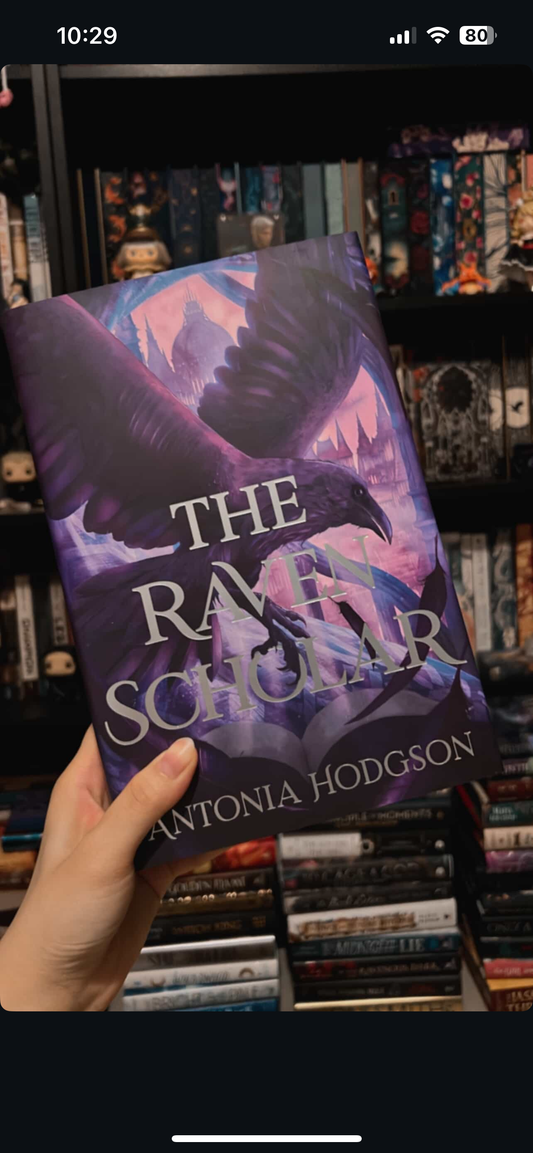 Illumicrate: The Raven Scholar by Antonia Hodgson (Hardcover)