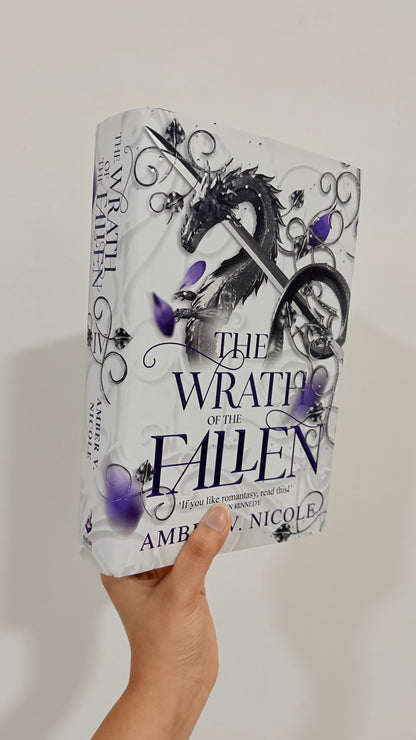 The wrath of the fallen by Amber v.  Nicole (Hardcover)