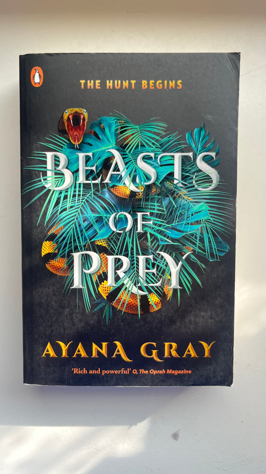 Cover of Beasts of Prey by Ayana Gray – A fantasy novel with African mythology