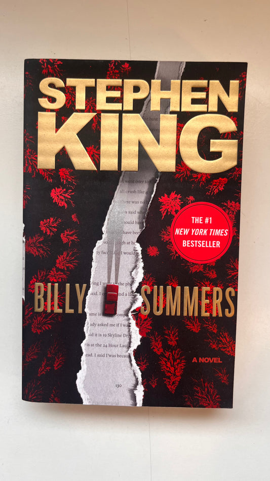 Billy Summers by Stephen King paperback – crime thriller novel available at Preloved Books UAE

