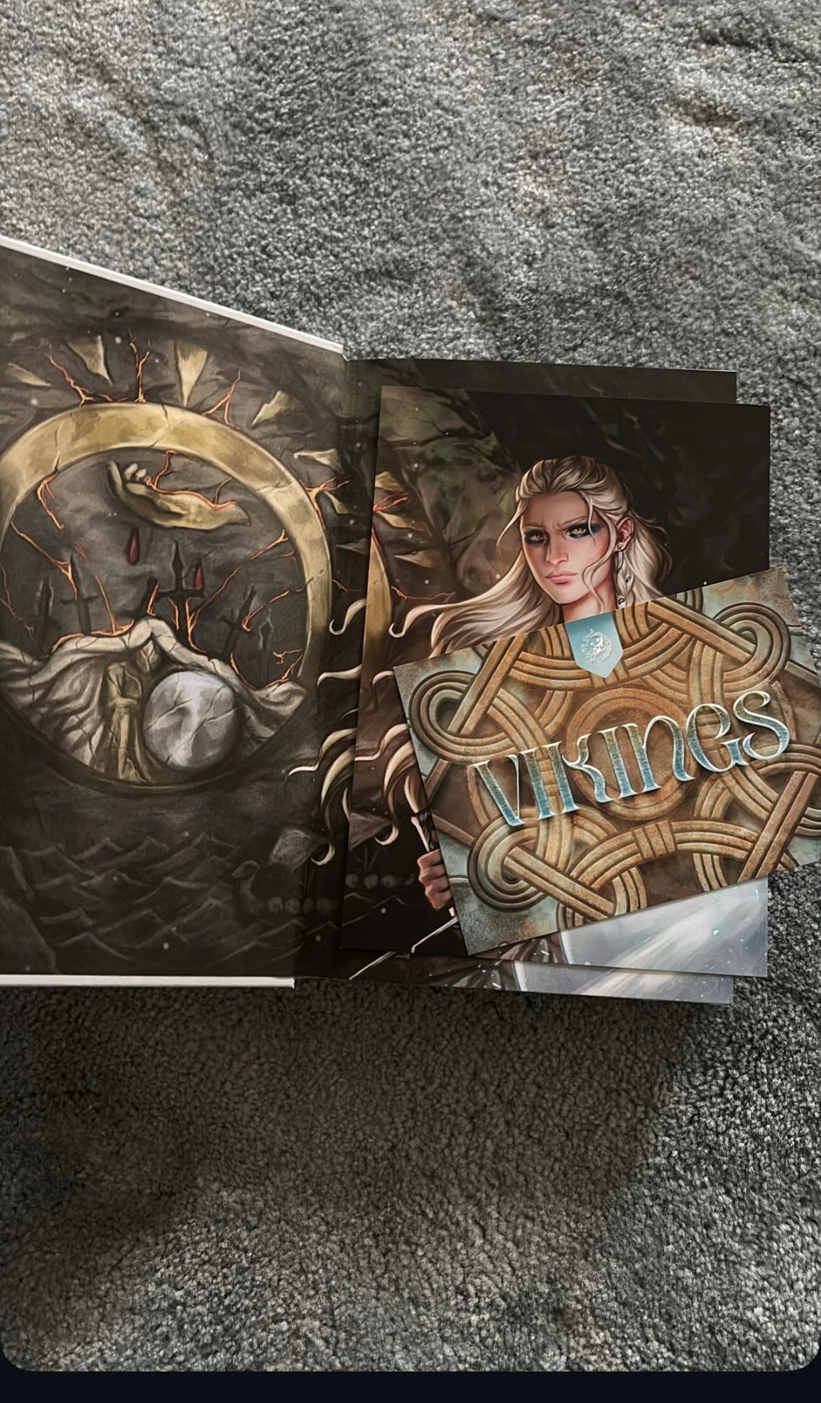 Fairyloot: A Fate Inked in Blood by Danielle L. Jensen (Hardcover)