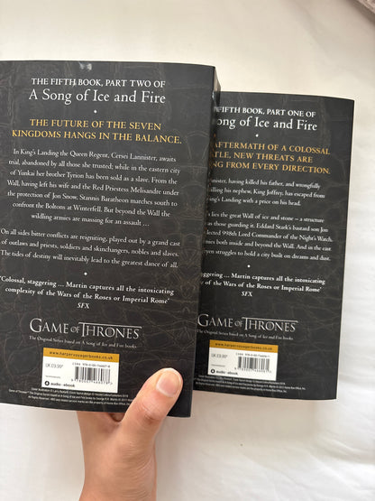 A dance with dragons 1&2 by George R.R. Martin (Paperback)