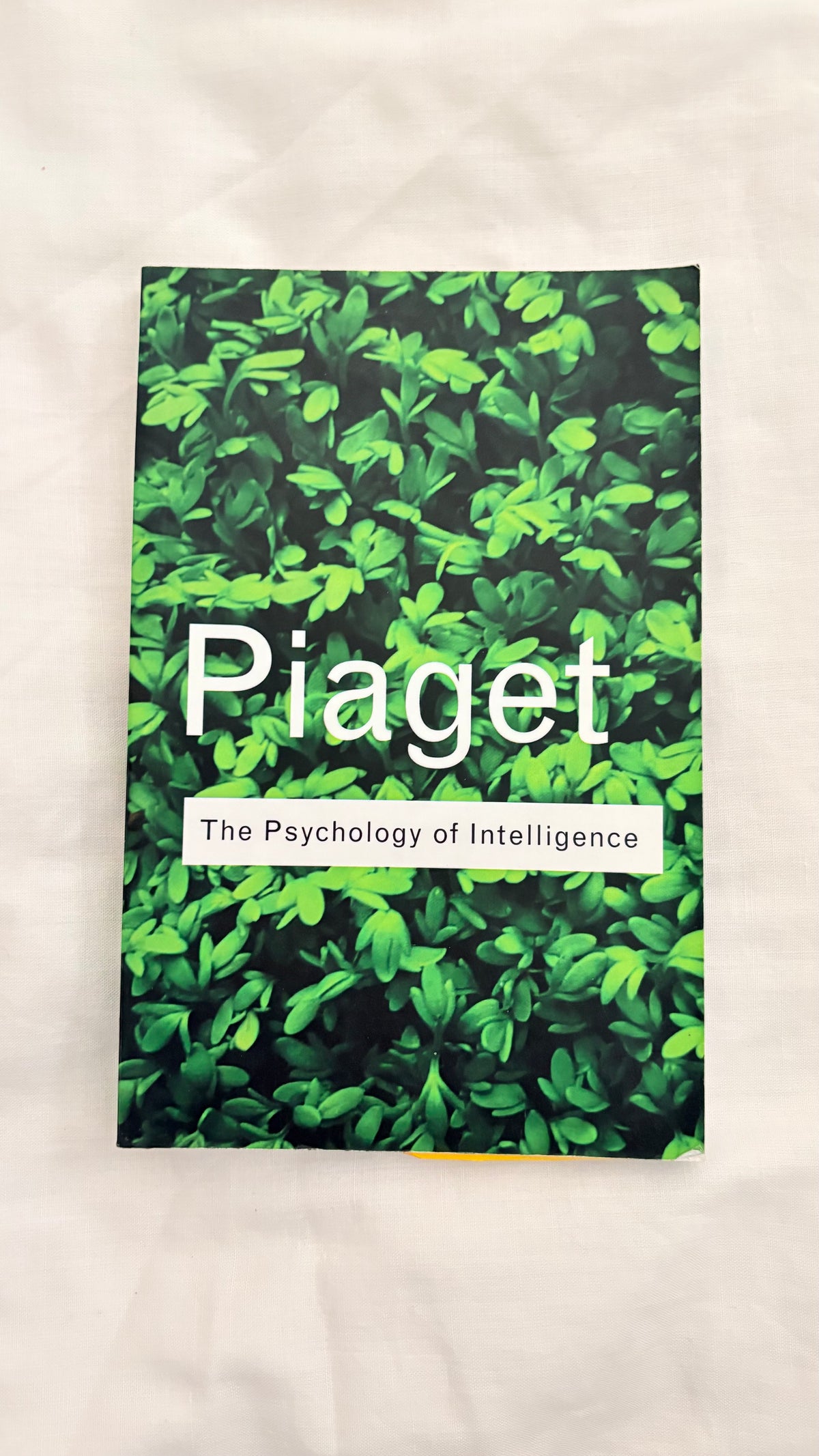 Piaget : The psychology of intelligence (Paperback)