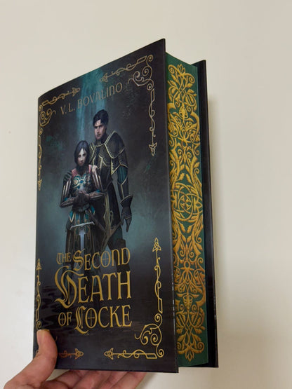 Illumicrate: The second death of Locke by V.L. bovalino (Hardcover)