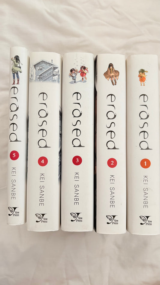 Erased by Kei Sanbe 1-5 (Hardcover)