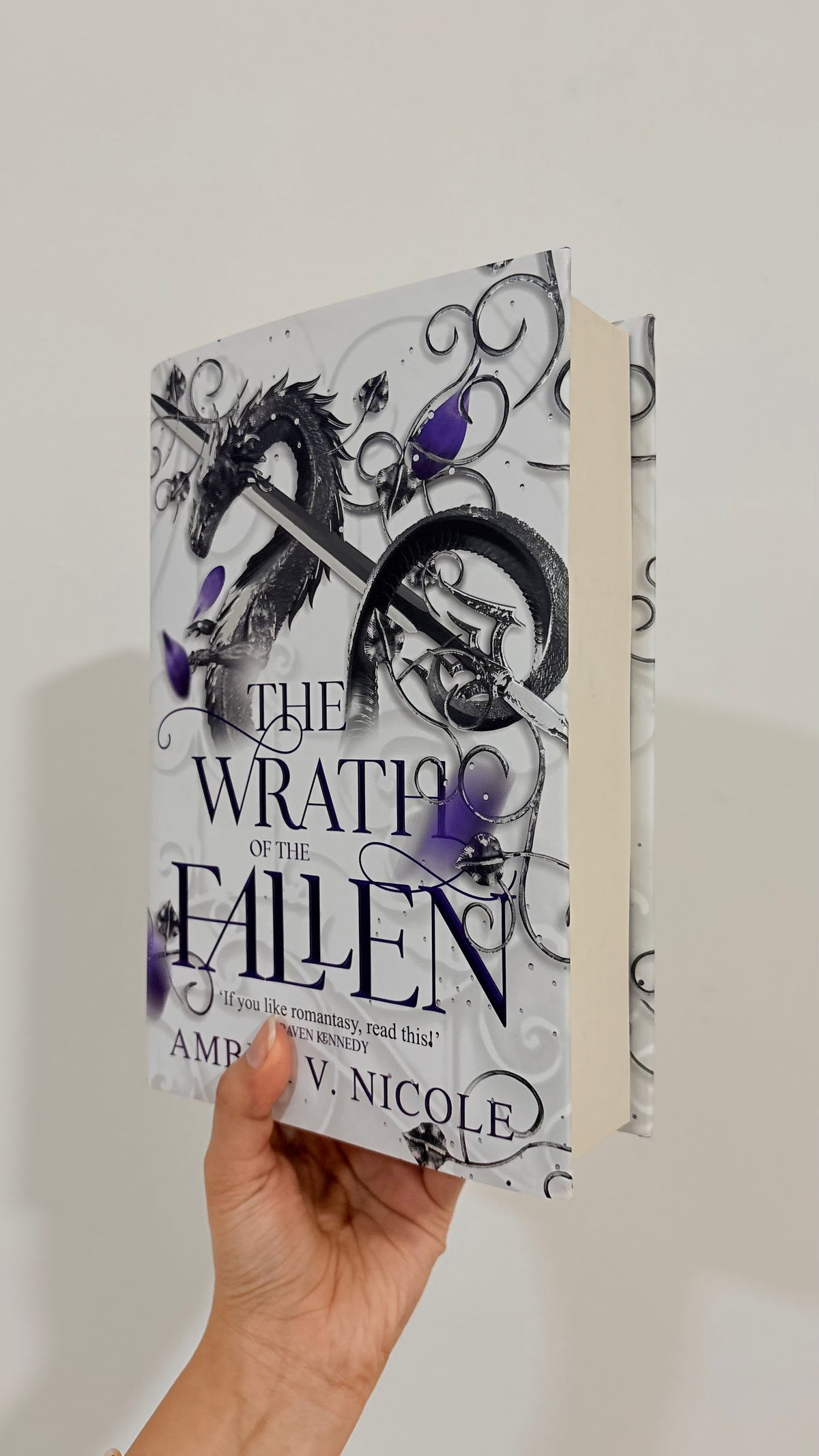 The wrath of the fallen by Amber v.  Nicole (Hardcover)