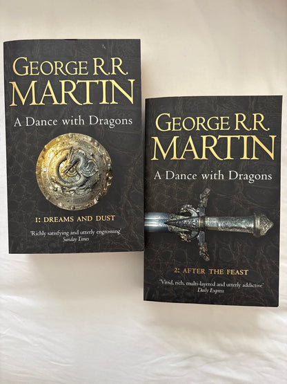 A dance with dragons 1&2 by George R.R. Martin (Paperback)