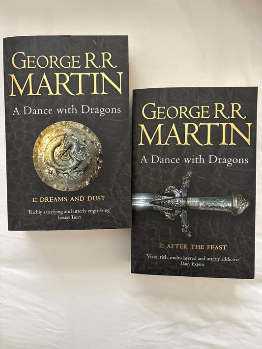 A dance with dragons 1&2 by George R.R. Martin (Paperback)