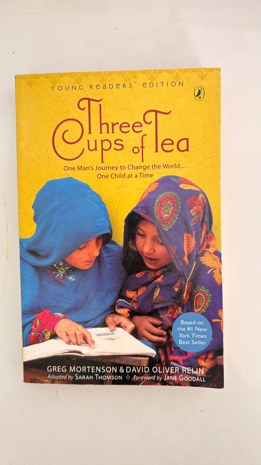 Three cups of tea by Greg Mortenson and David Oliver (Paperback)