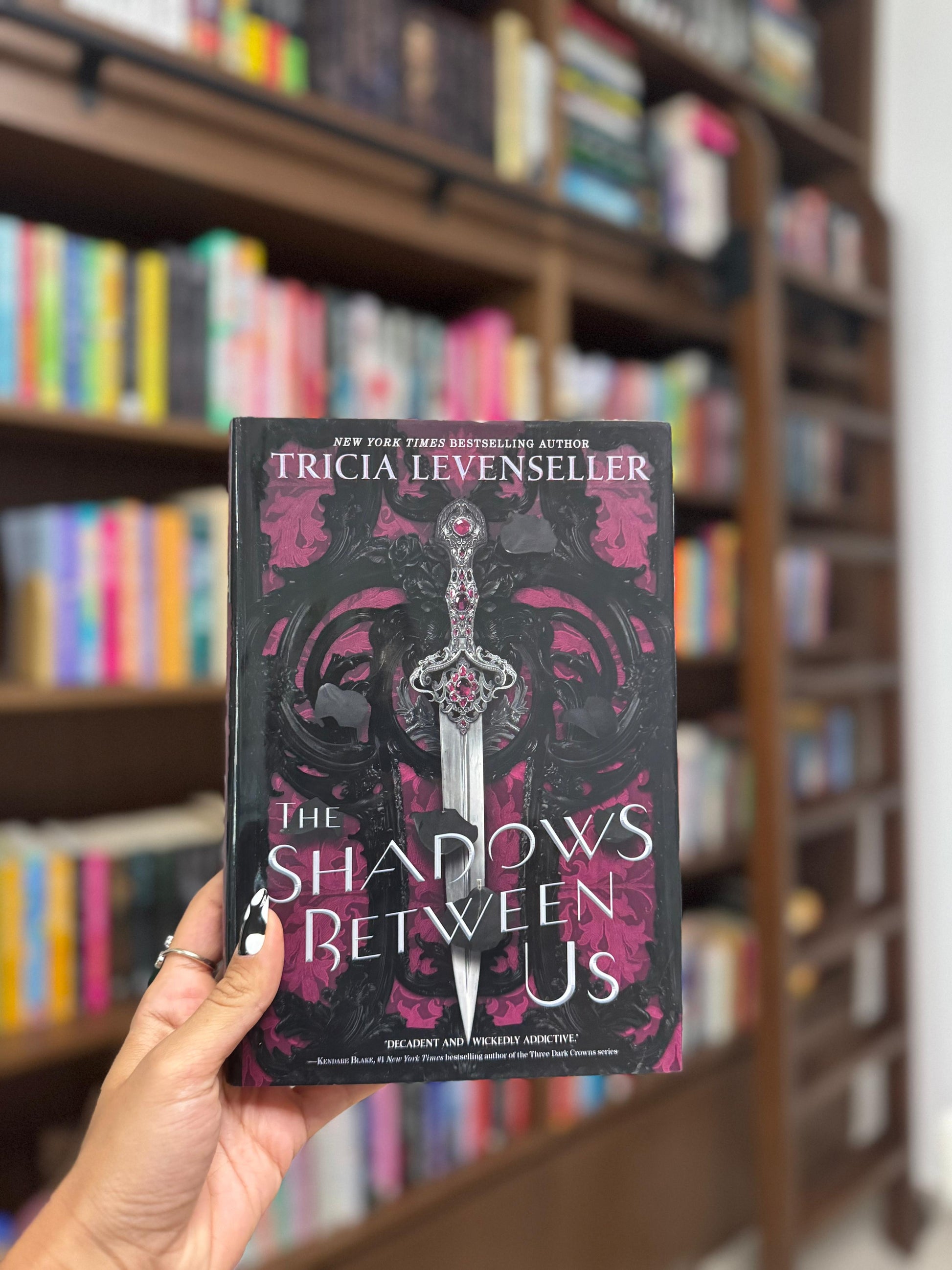 Collector’s edition of The Shadows Between Us hardcover
