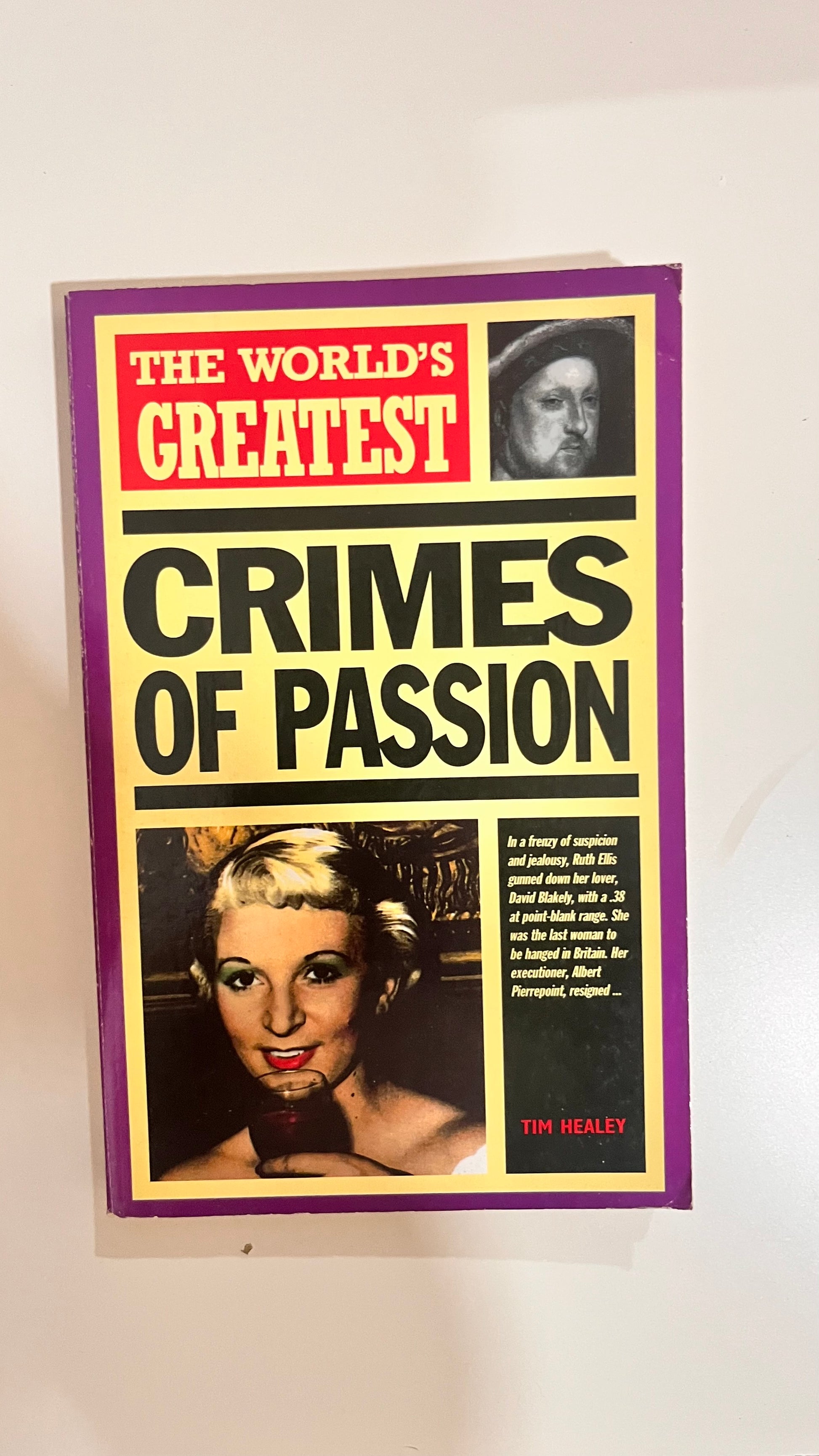 Cover of Crimes of Passion, a collection of true crime stories exploring love-driven offenses.

