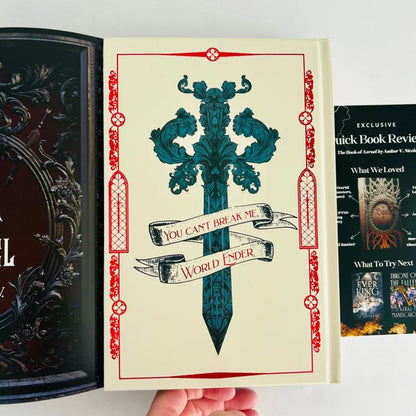 Bookish box : The Book Of Azrael by Amber V. Nicole (Hardcover)