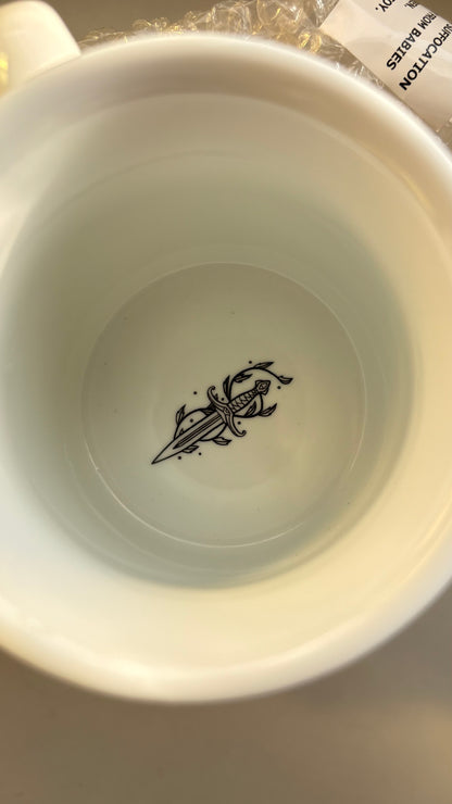 From blood and ash mug