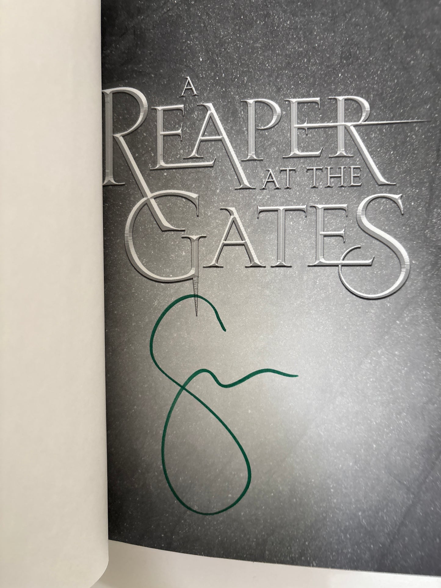Signed: The reaper of gates by Sabaa Tahir (Hardcover)