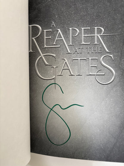 Signed: The reaper of gates by Sabaa Tahir (Hardcover)