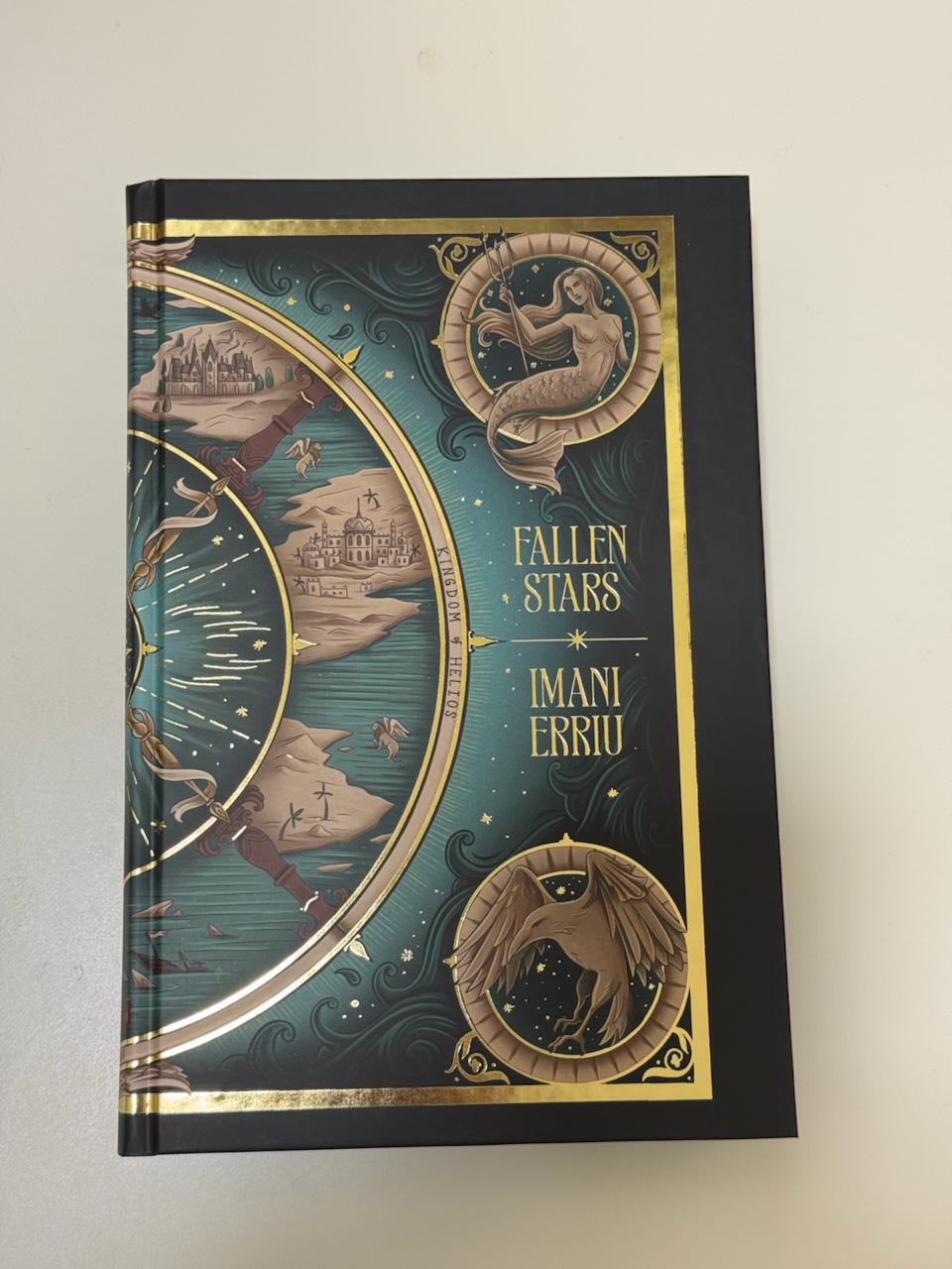 Fairyloot: Fallen stars by Imani Erriu (hardcover)