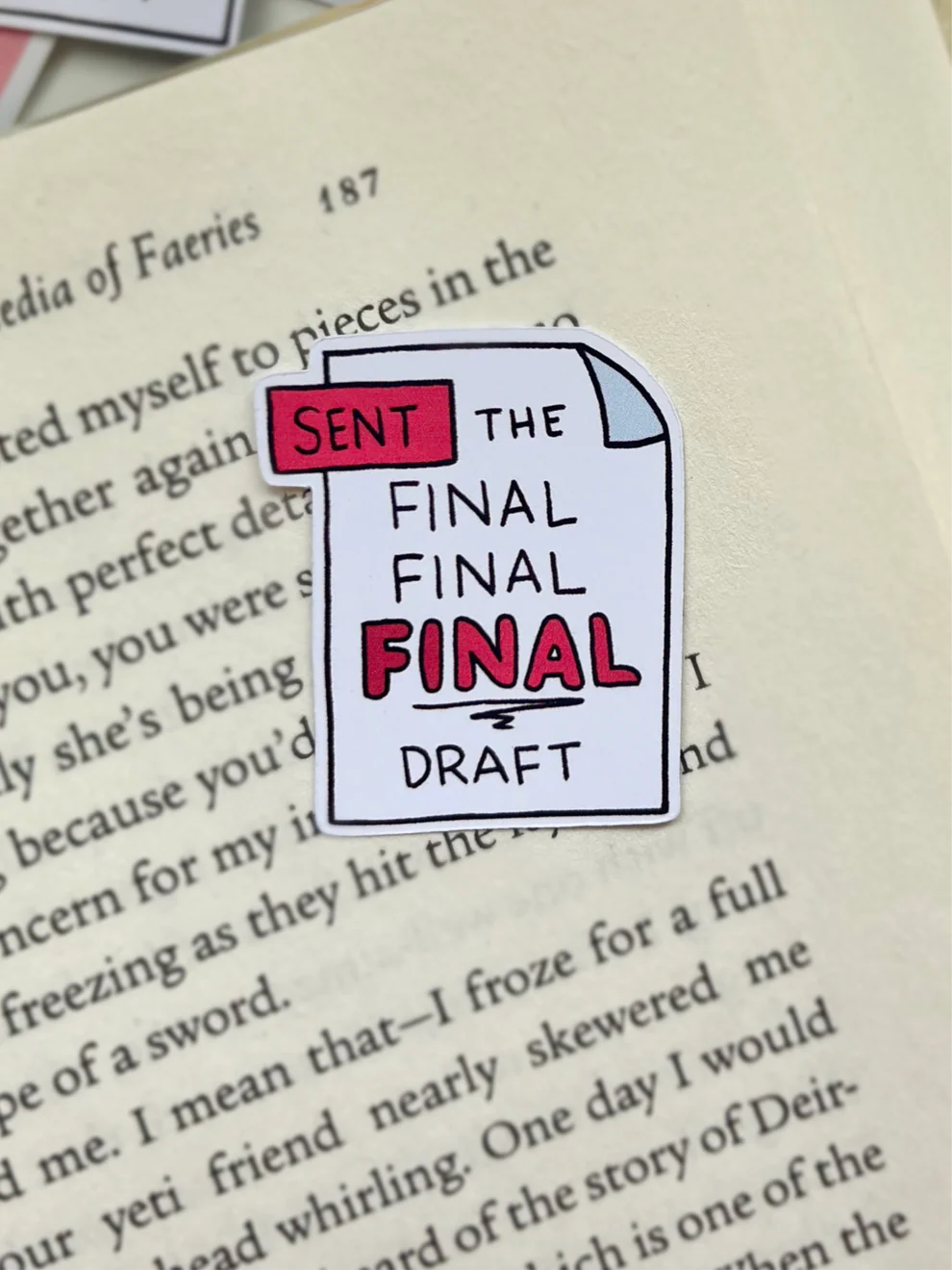 ISent the Final Final FINAL Draft  - Vinyl Sticker