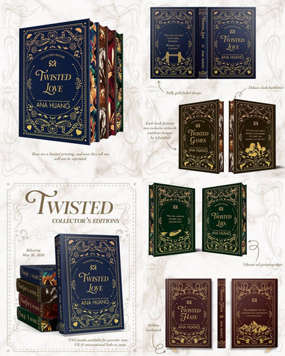 Collectors edition: Twisted series by Ana Huang (Hardcover)