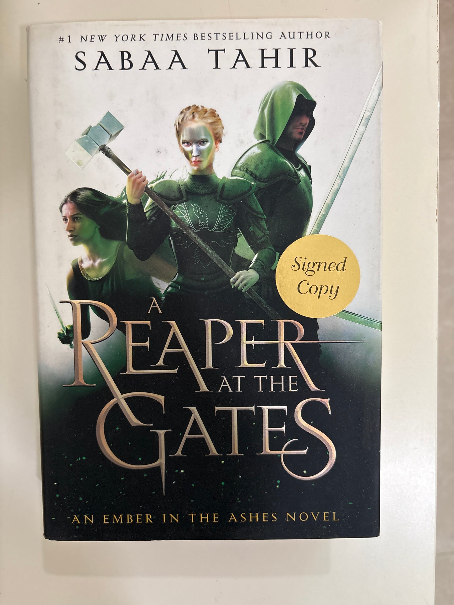 Signed: The reaper of gates by Sabaa Tahir (Hardcover)