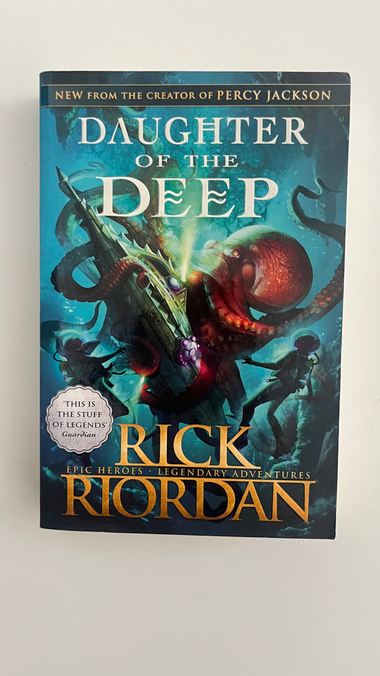 Daughter of the Deep by Rick Riordan paperback cover